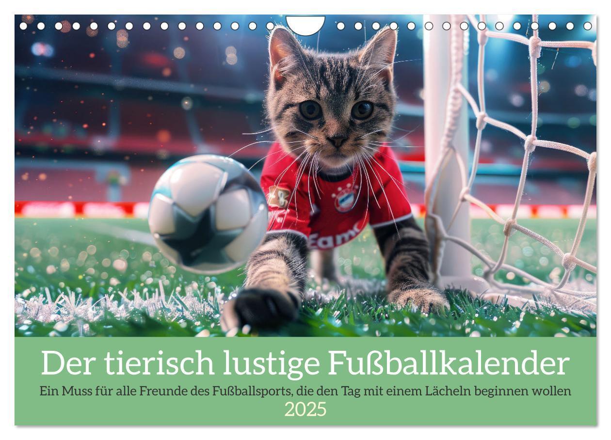 Cover: 9783457152676 | Der tierisch lustige Fußballkalender (Wandkalender 2025 DIN A4...