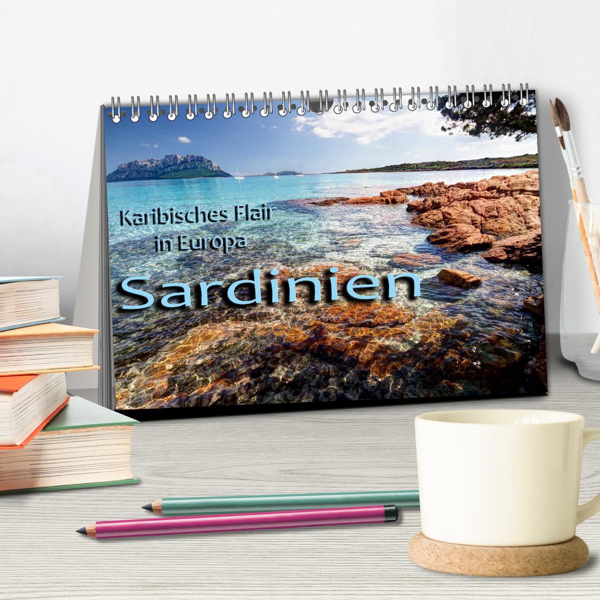 Bild: 9783435722259 | Sardinien (Tischkalender 2025 DIN A5 quer), CALVENDO Monatskalender