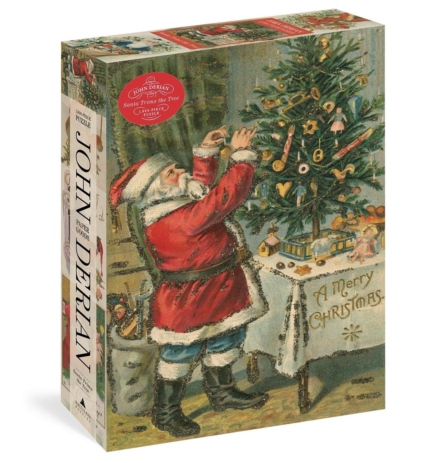 Cover: 9781648293412 | John Derian Paper Goods: Santa Trims the Tree 1,000-Piece Puzzle