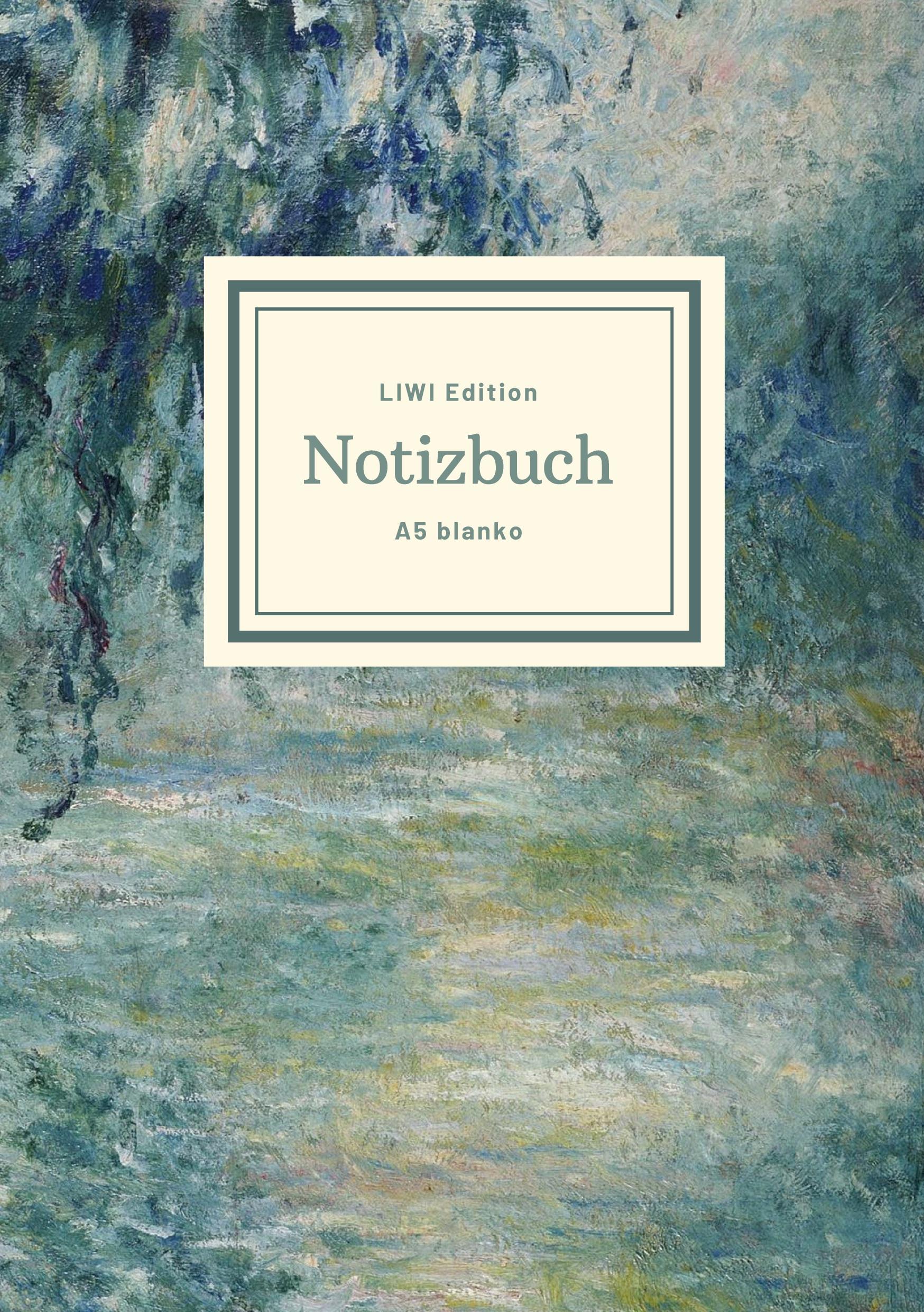 Cover: 9783965424944 | Notizbuch schön gestaltet mit Leseband - A5 Hardcover blanko - 100...