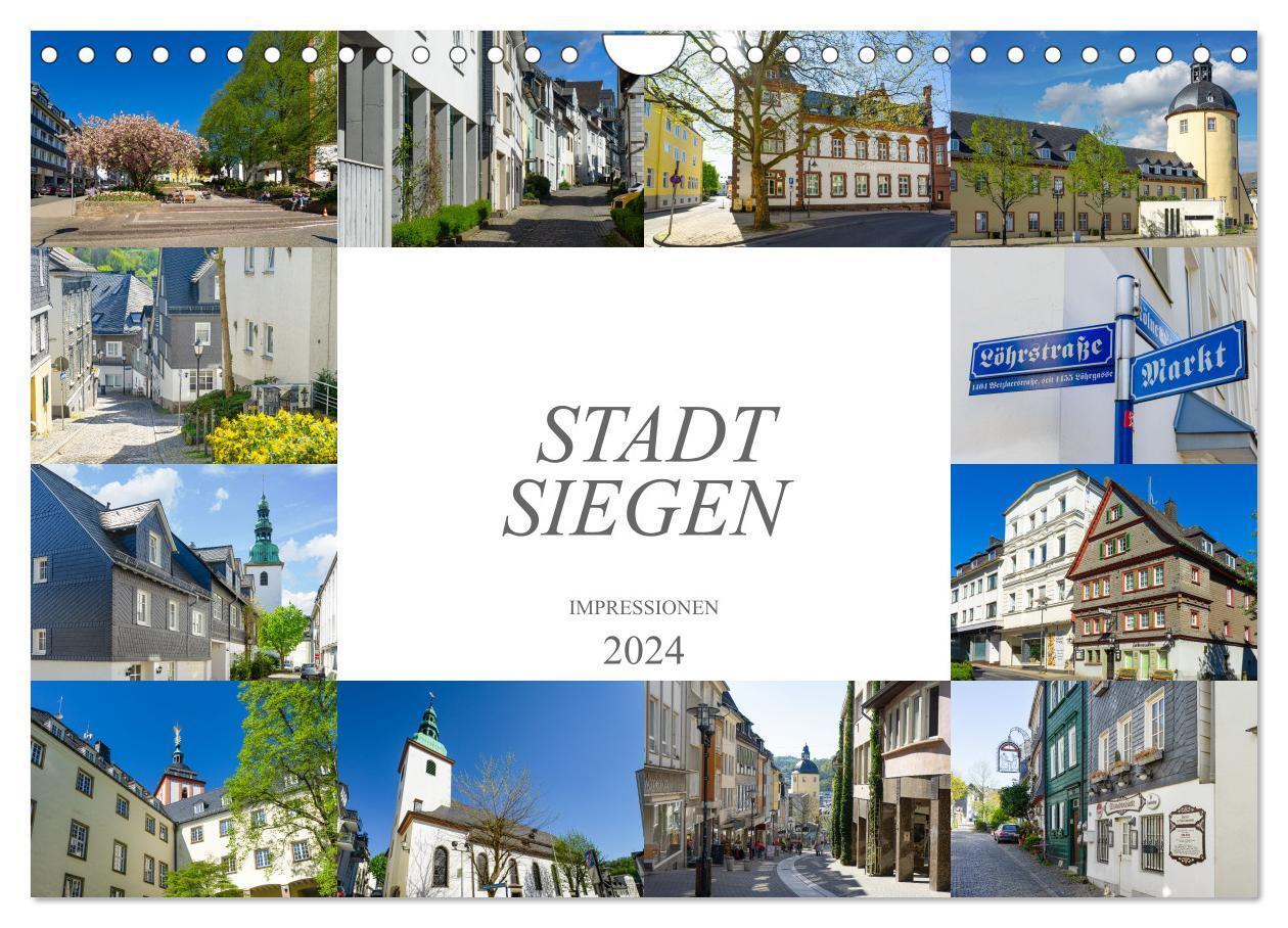 Cover: 9783675655126 | Stadt Siegen Impressionen (Wandkalender 2024 DIN A4 quer), CALVENDO...