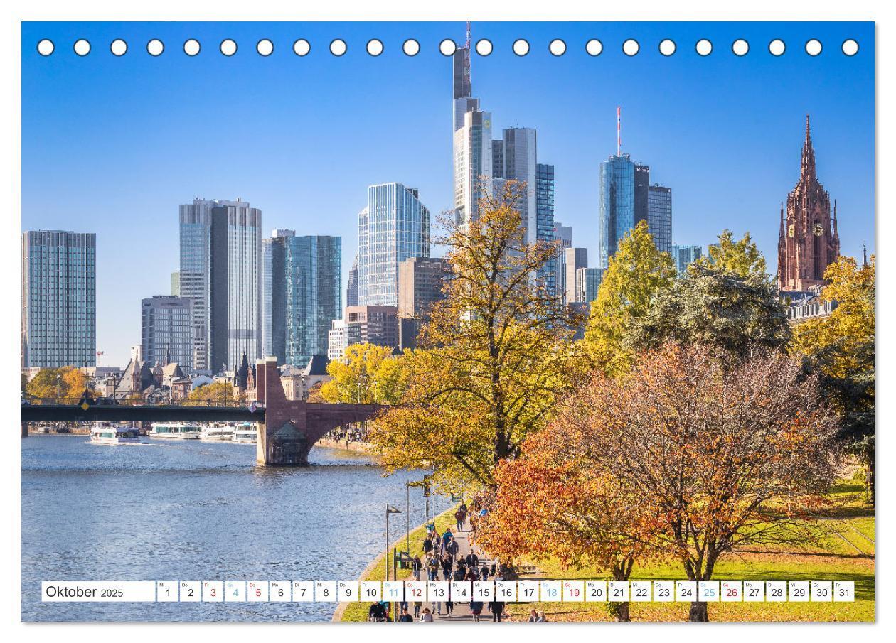 Bild: 9783383993176 | Frankfurt - Wolkenkratzer und Tradition (Tischkalender 2025 DIN A5...