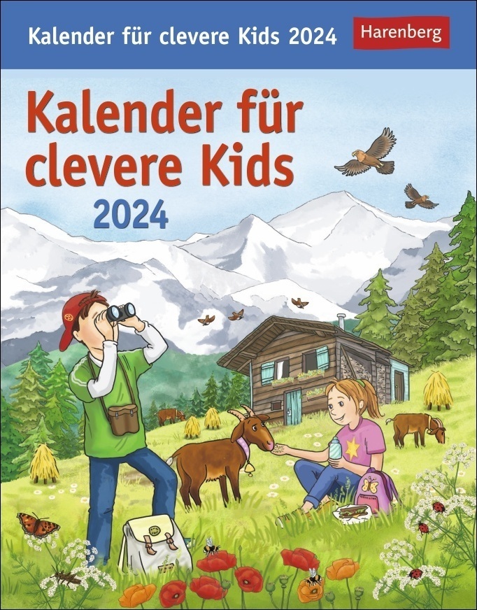 Cover: 9783840031434 | Kalender für clevere Kids Tagesabreißkalender 2024. Täglich neues...
