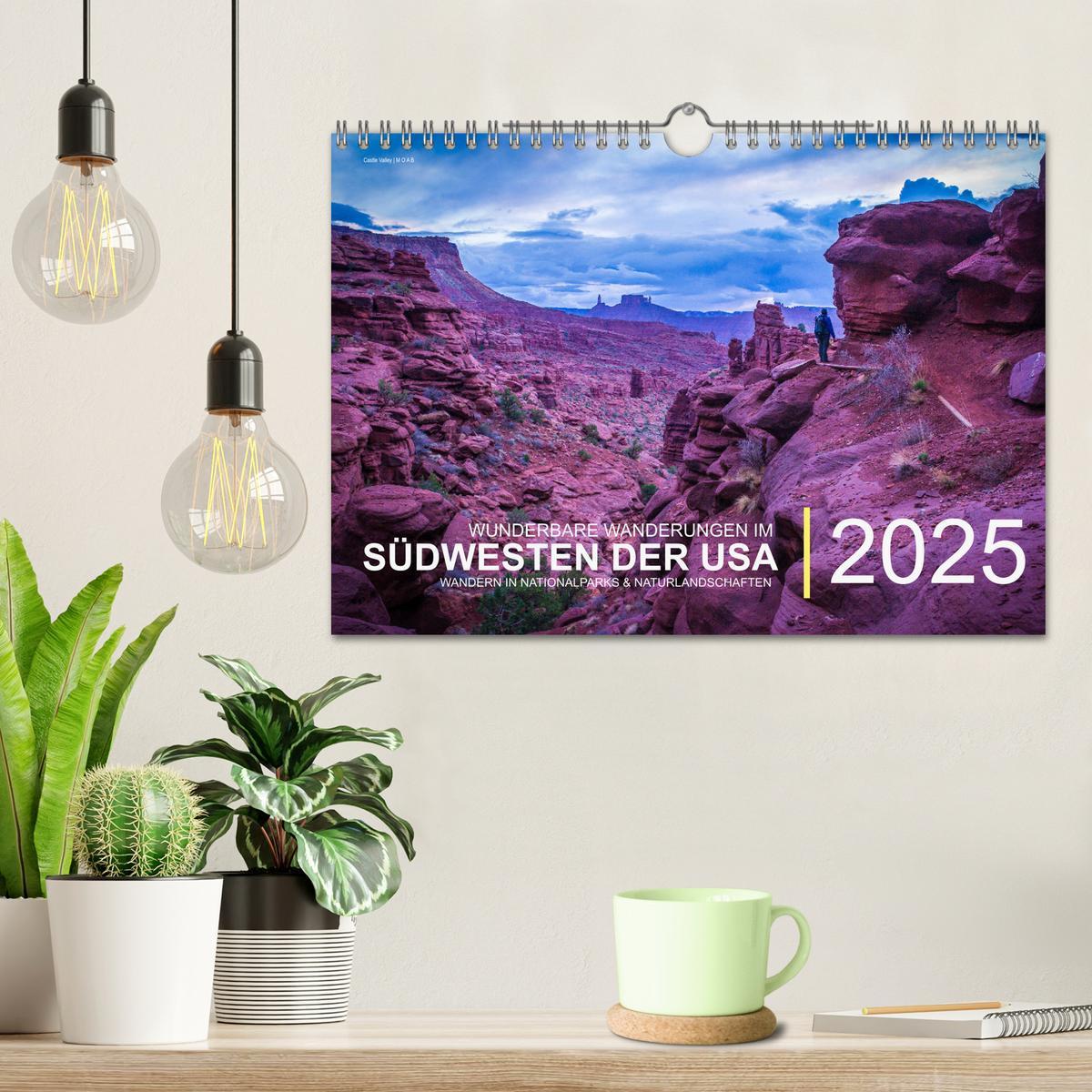 Bild: 9783435105168 | Wunderbare Wanderungen im Südwesten der USA (Wandkalender 2025 DIN...