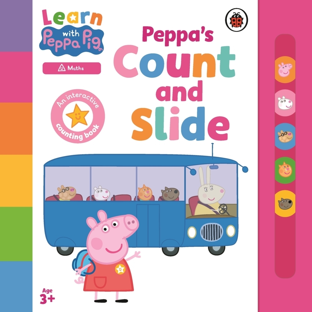 Cover: 9780241601815 | Learn with Peppa: Peppa's Count and Slide | Peppa Pig | Buch | 2023