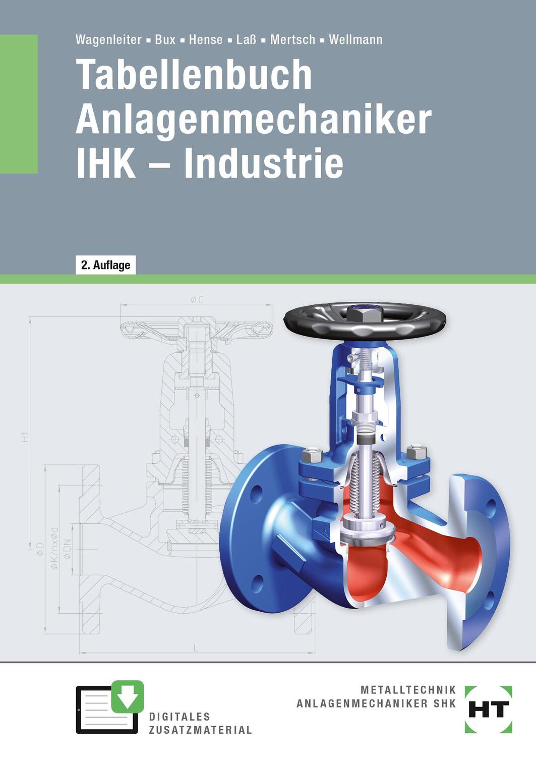Cover: 9783582300645 | Tabellenbuch Anlagenmechaniker IHK - Industrie | Uwe Wellmann (u. a.)