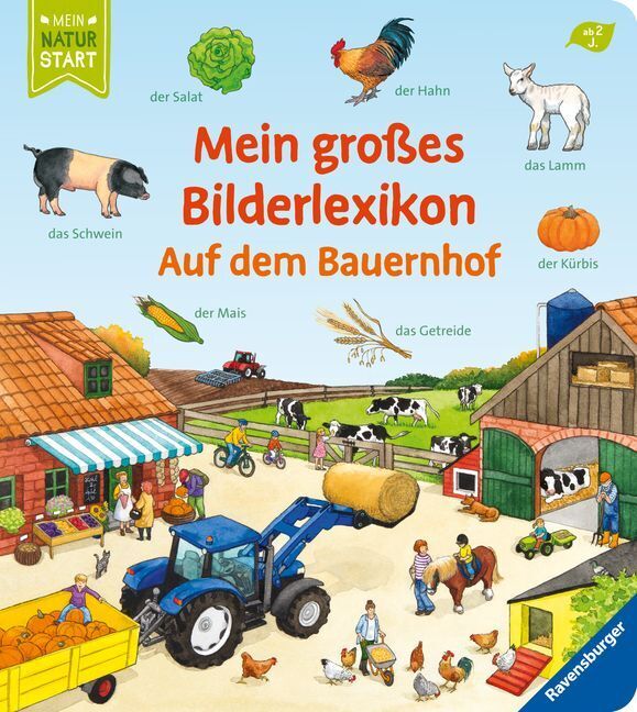 Cover: 9783473418589 | Mein großes Bilderlexikon: Auf dem Bauernhof | Daniela Prusse | Buch