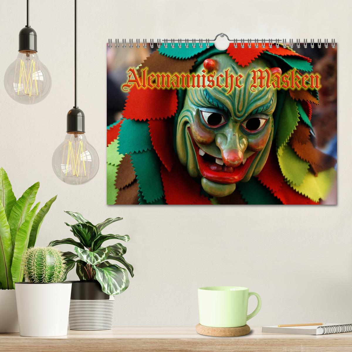 Bild: 9783435673001 | Alemannische Masken (Wandkalender 2025 DIN A4 quer), CALVENDO...