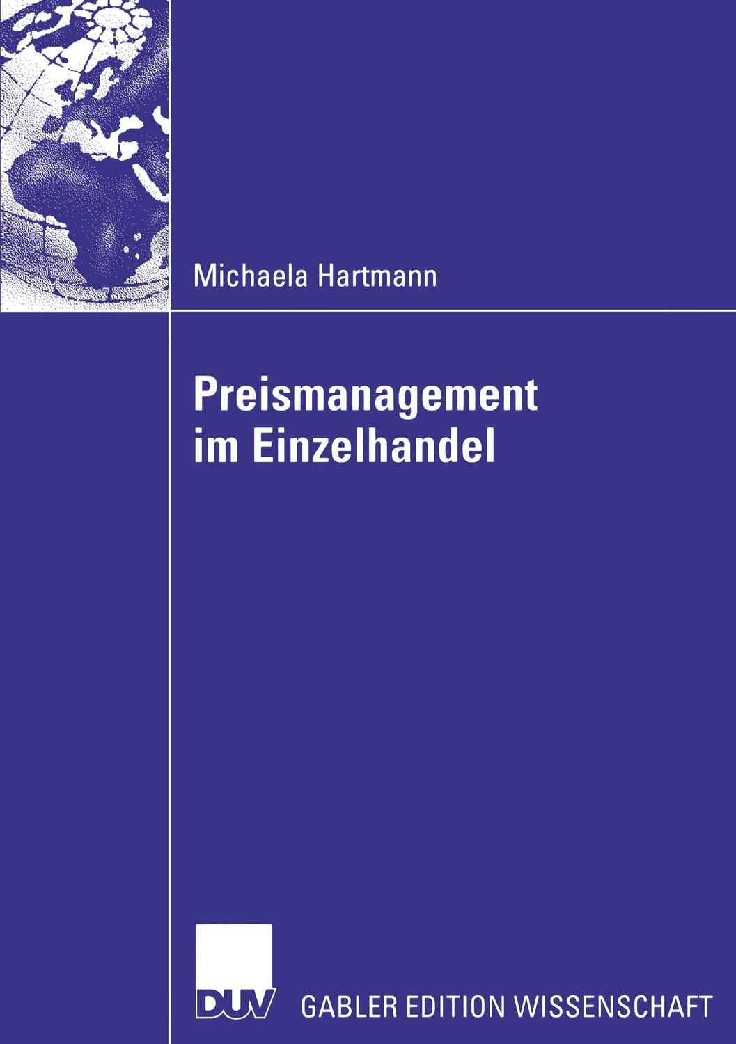 Cover: 9783835005761 | Preismanagement im Einzelhandel | Michaela Hartmann | Taschenbuch