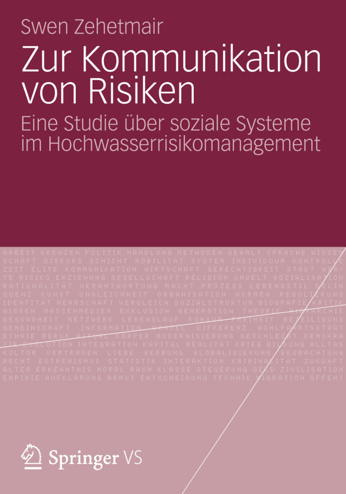 Cover: 9783531193113 | Zur Kommunikation von Risiken | Swen Zehetmair | Taschenbuch | 318 S.