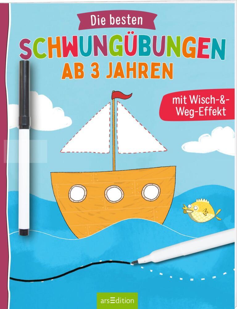 Cover: 9783845851822 | Die besten Schwungübungen ab 3 Jahren | Mit Wisch-&amp;-Weg-Effekt! | Buch