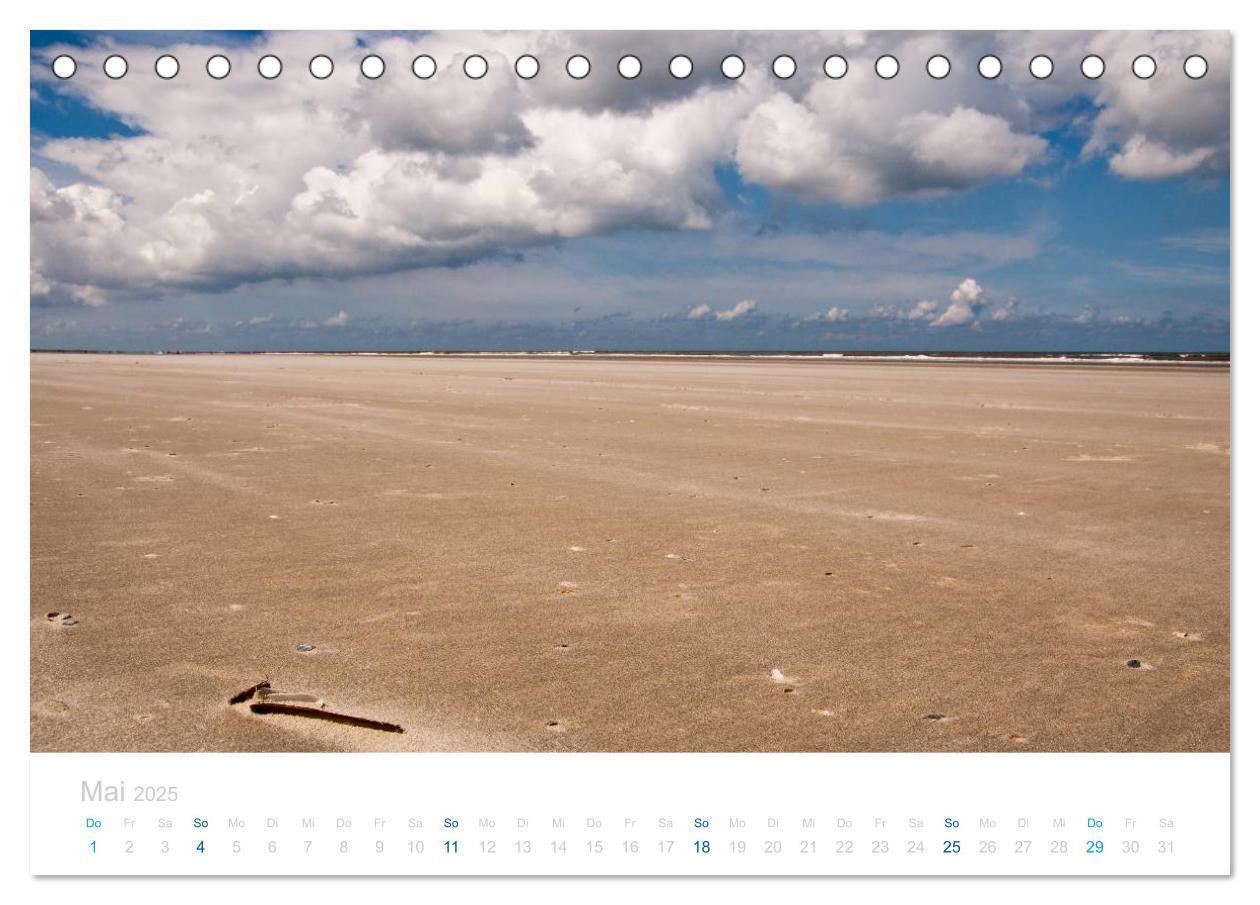 Bild: 9783435815449 | Ameland (Tischkalender 2025 DIN A5 quer), CALVENDO Monatskalender