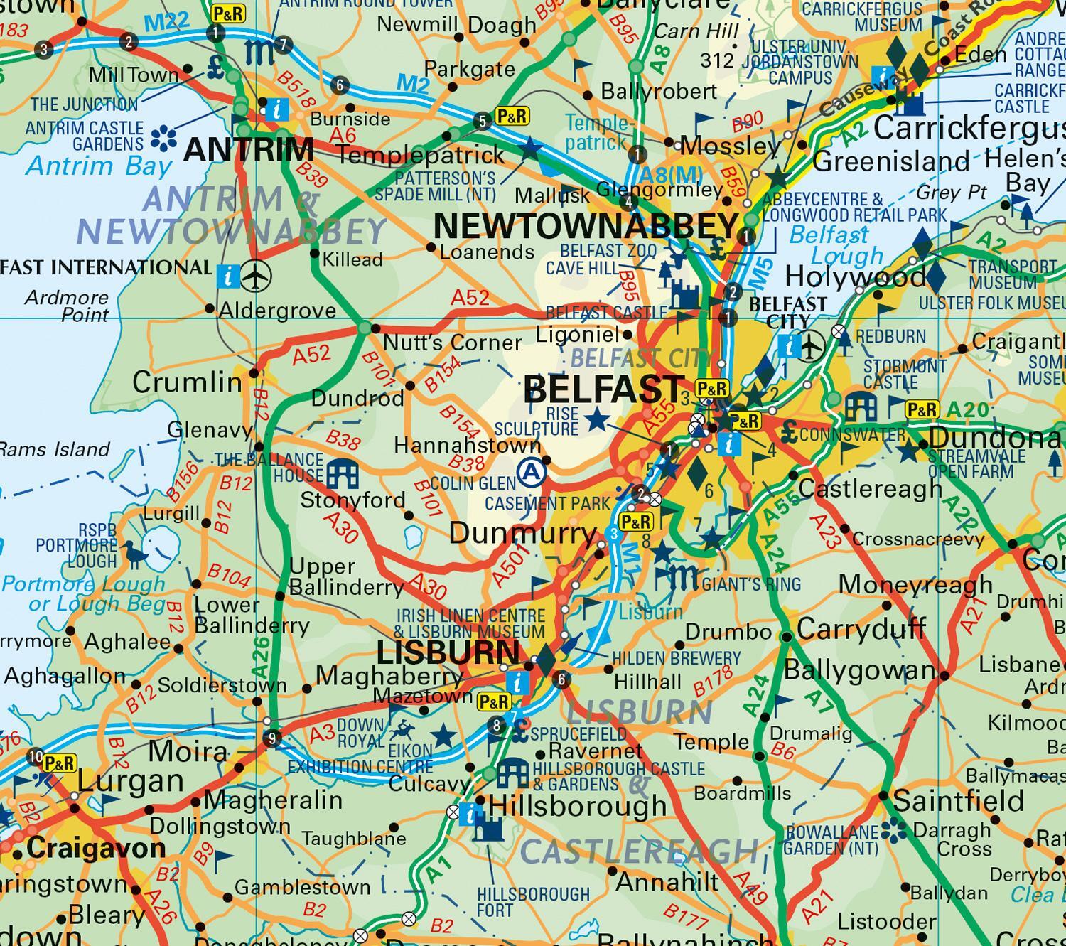 Bild: 9780008520663 | Northern Ireland Pocket Map | Collins Maps | (Land-)Karte | Englisch