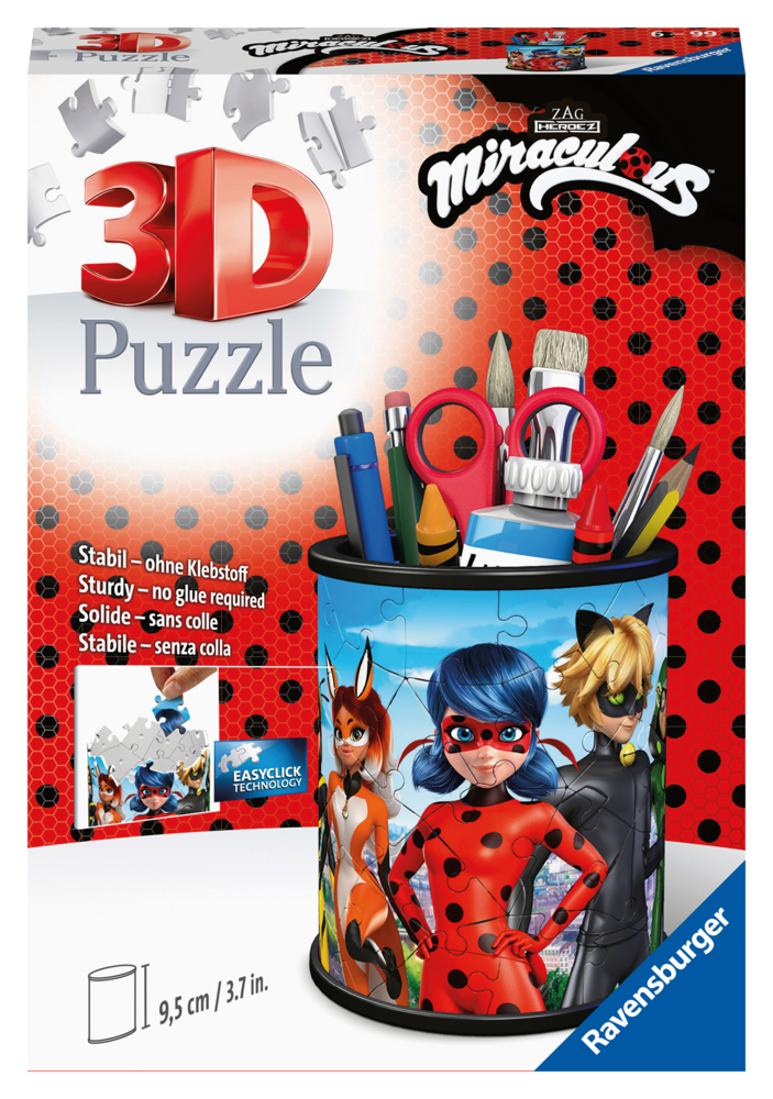 Cover: 4005556112784 | Ravensburger 3D Puzzle 11278 - Utensilo Miraculous - 54 Teile -...