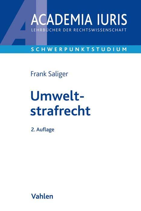 Cover: 9783800662999 | Umweltstrafrecht | Frank Saliger | Taschenbuch | Deutsch | 2020
