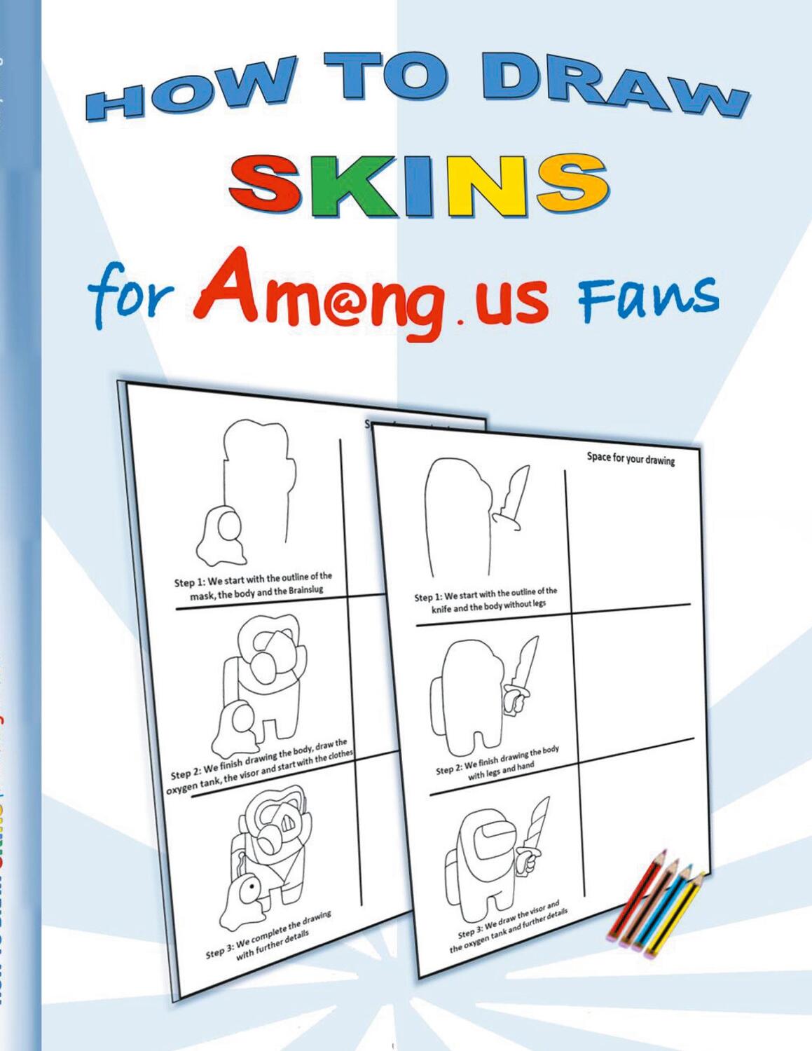 Cover: 9783752658743 | How to Draw Skins for Am@ng.us Fans | Ricky Roogle | Taschenbuch