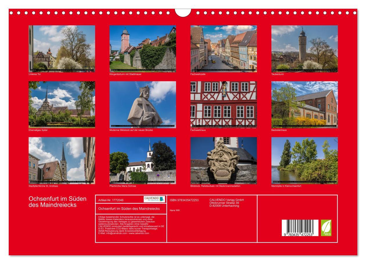 Bild: 9783435472253 | Ochsenfurt im Süden des Maindreiecks (Wandkalender 2025 DIN A3...