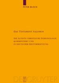 Cover: 9783110185287 | Das Testament Salomos | Peter Busch | Buch | ISSN | XII | Deutsch