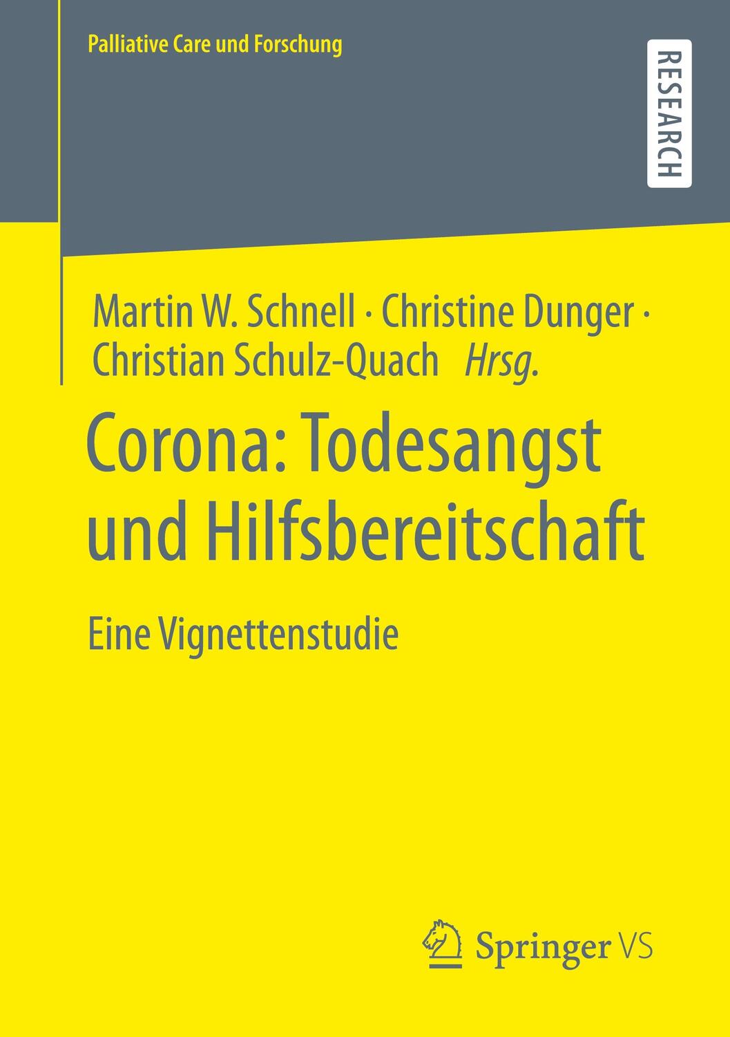 Cover: 9783658397043 | Corona: Todesangst und Hilfsbereitschaft | Eine Vignettenstudie | Buch