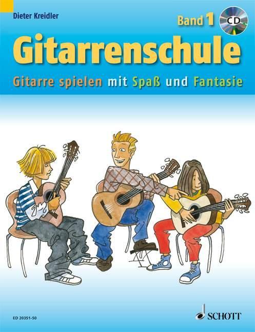 Gitarrenschule Band 1 mit CD - Kreidler, Dieter