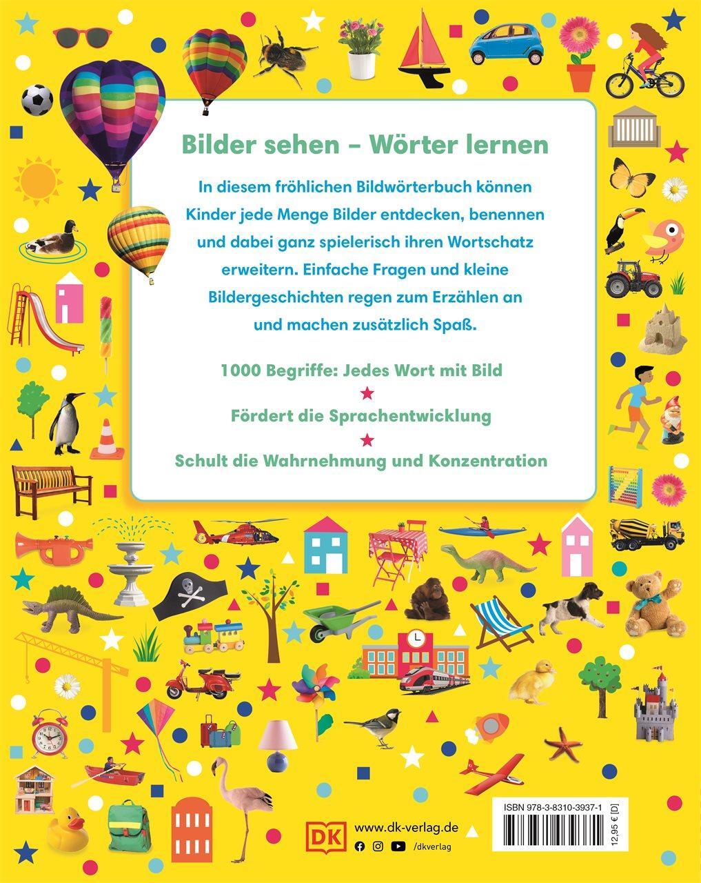 Rückseite: 9783831039371 | 1000 erste Wörter | Mein Bildwörterbuch für den Kindergarten | Bruns