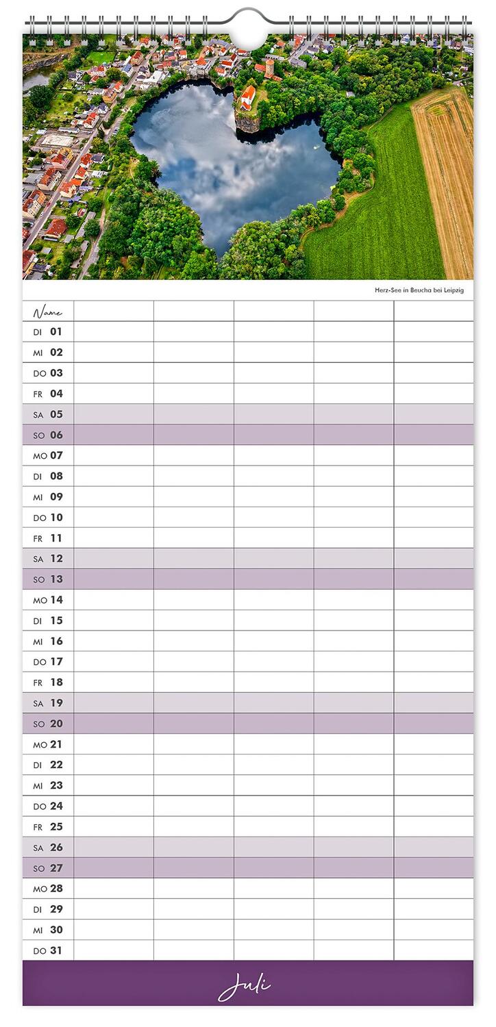 Bild: 9783910680784 | Kalender Familienplaner Leipzig 2025 | K4 Verlag (u. a.) | Kalender