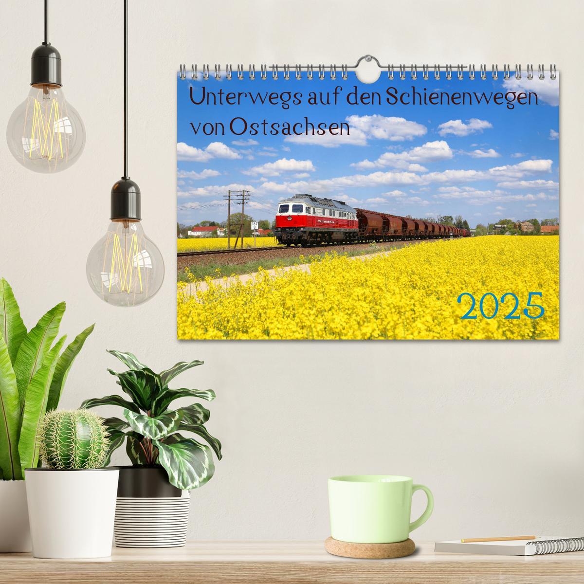 Bild: 9783435407941 | Unterwegs auf den Schienenwegen von Ostsachsen (Wandkalender 2025...