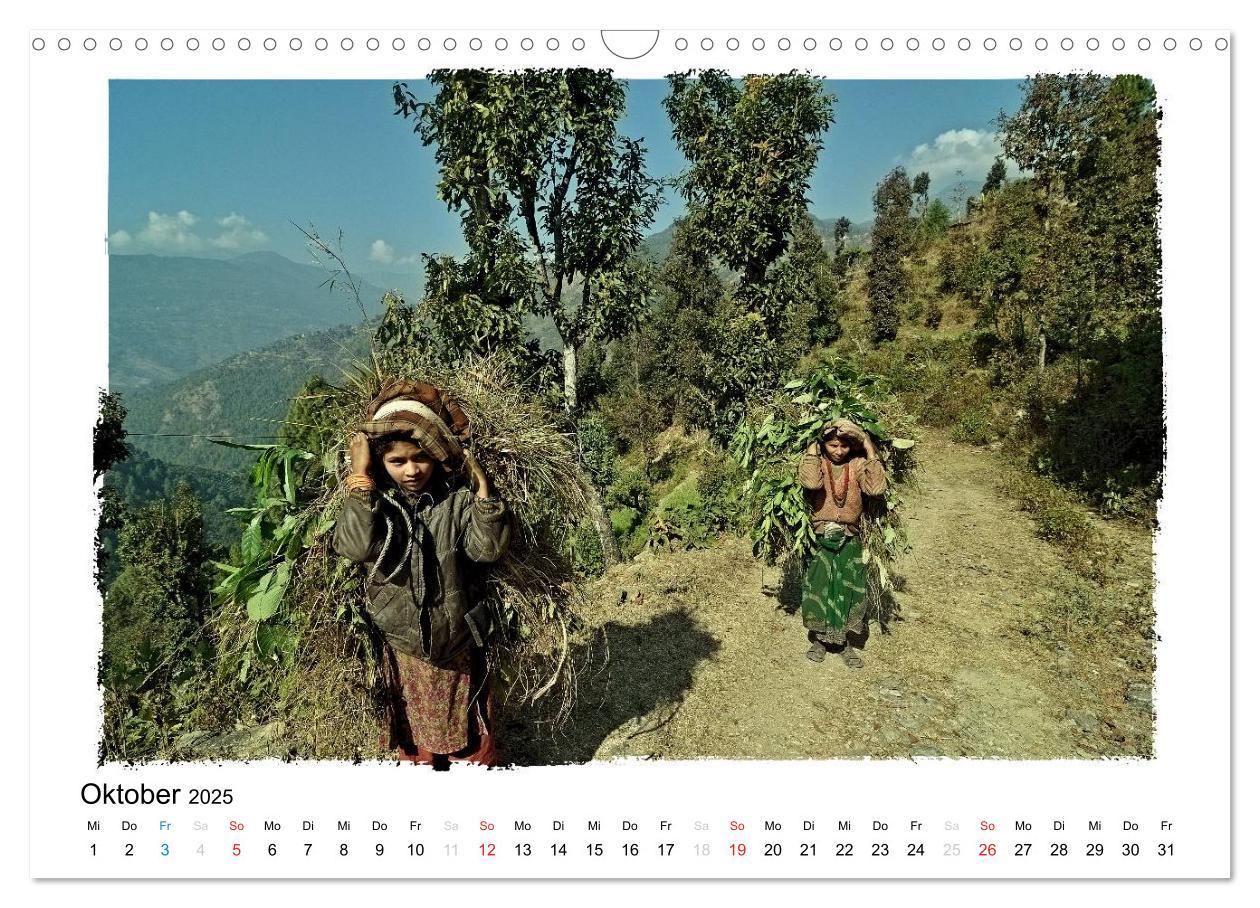 Bild: 9783435546732 | BEGEGNUNGEN IN NEPAL (Wandkalender 2025 DIN A3 quer), CALVENDO...