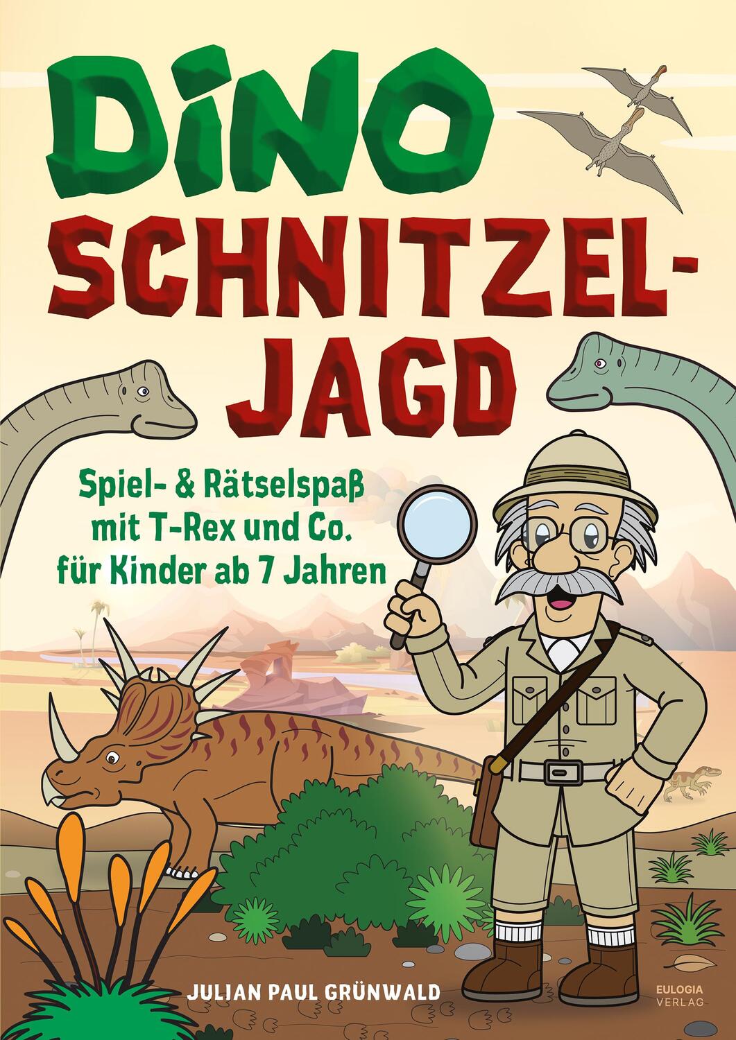Cover: 9783969673737 | Dino Schnitzeljagd Spiel - Auf Schatzsuche mit Dinosauriern in der...