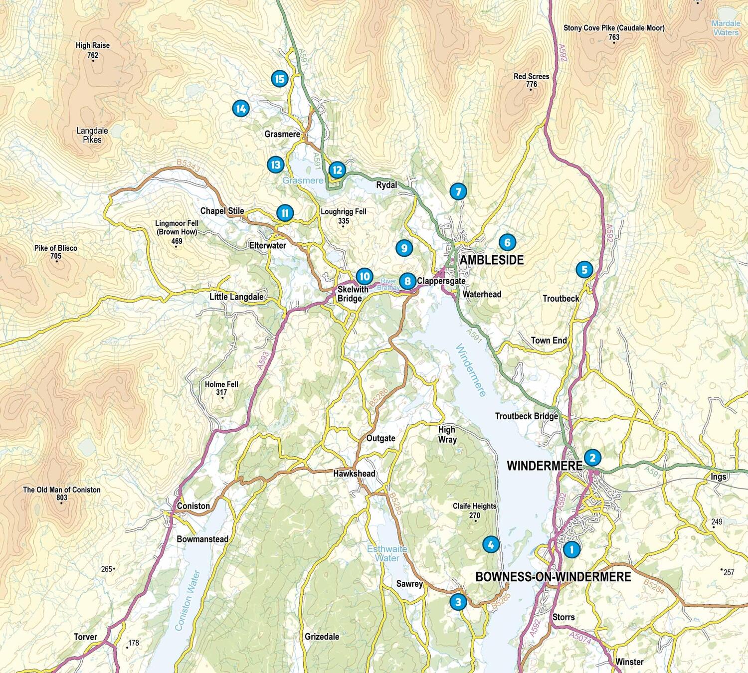 Bild: 9781786311528 | Short Walks in the Lake District: Windermere Ambleside and Grasmere