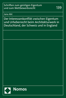 Cover: 9783756000739 | Der Interessenkonflikt zwischen Eigentum und Urheberrecht beim...