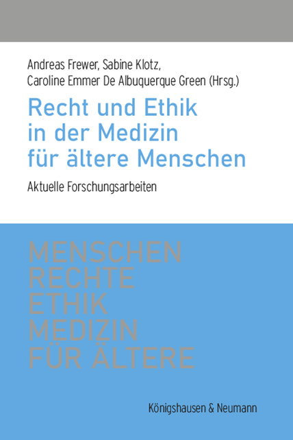 Cover: 9783826074837 | Menschenrechte und Ethik in der Medizin für Ältere | Frewer (u. a.)