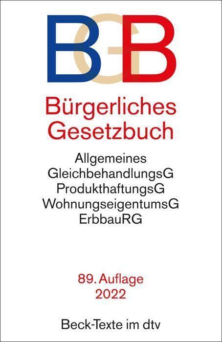 Cover: 9783423531412 | Bürgerliches Gesetzbuch - BGB | Taschenbuch | Deutsch | 2022