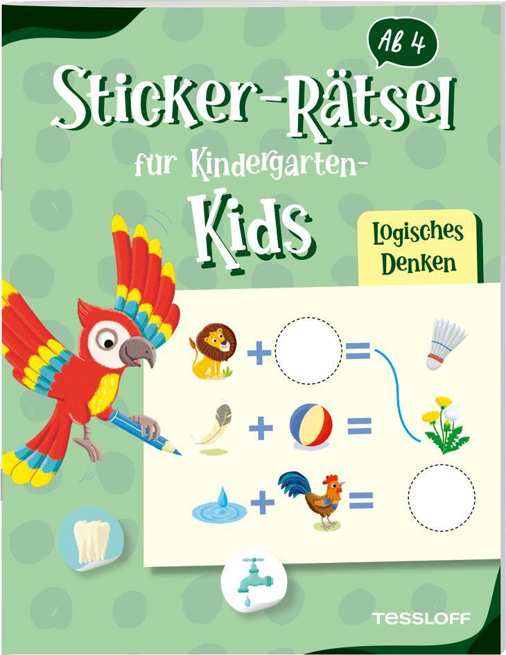Cover: 9783788645427 | Sticker-Rätsel für Kindergarten-Kids. Logisches Denken | Broschüre