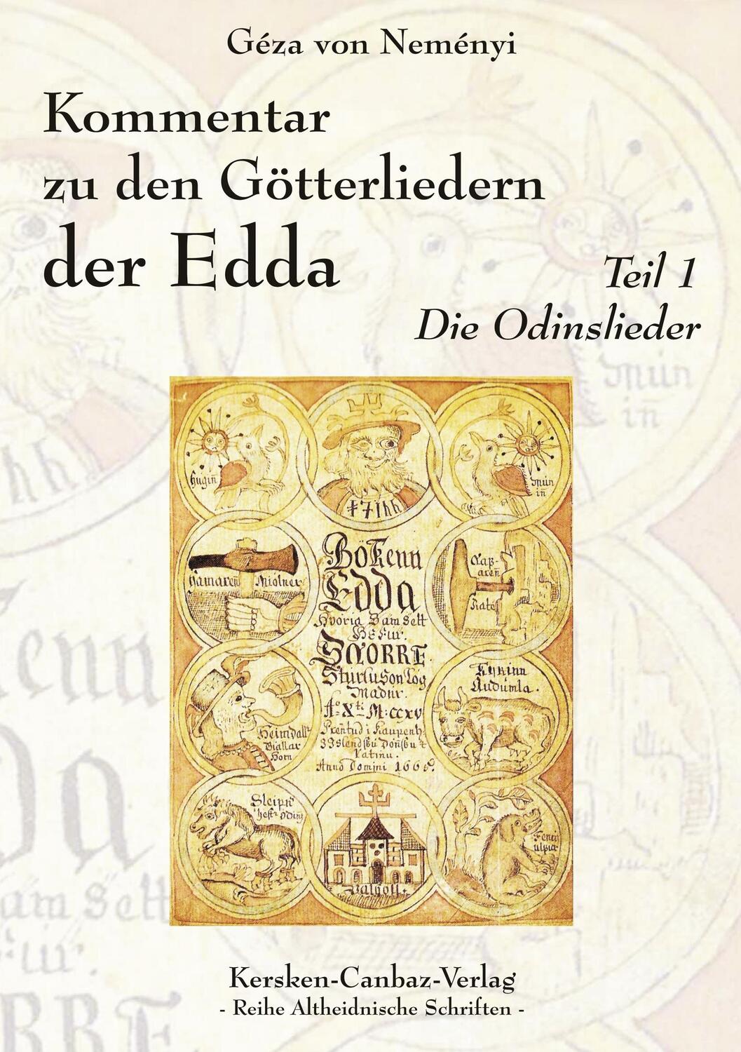 Cover: 9783894231330 | Kommentar zu den Götterliedern der Edda | Teil 1 - Die Odinslieder