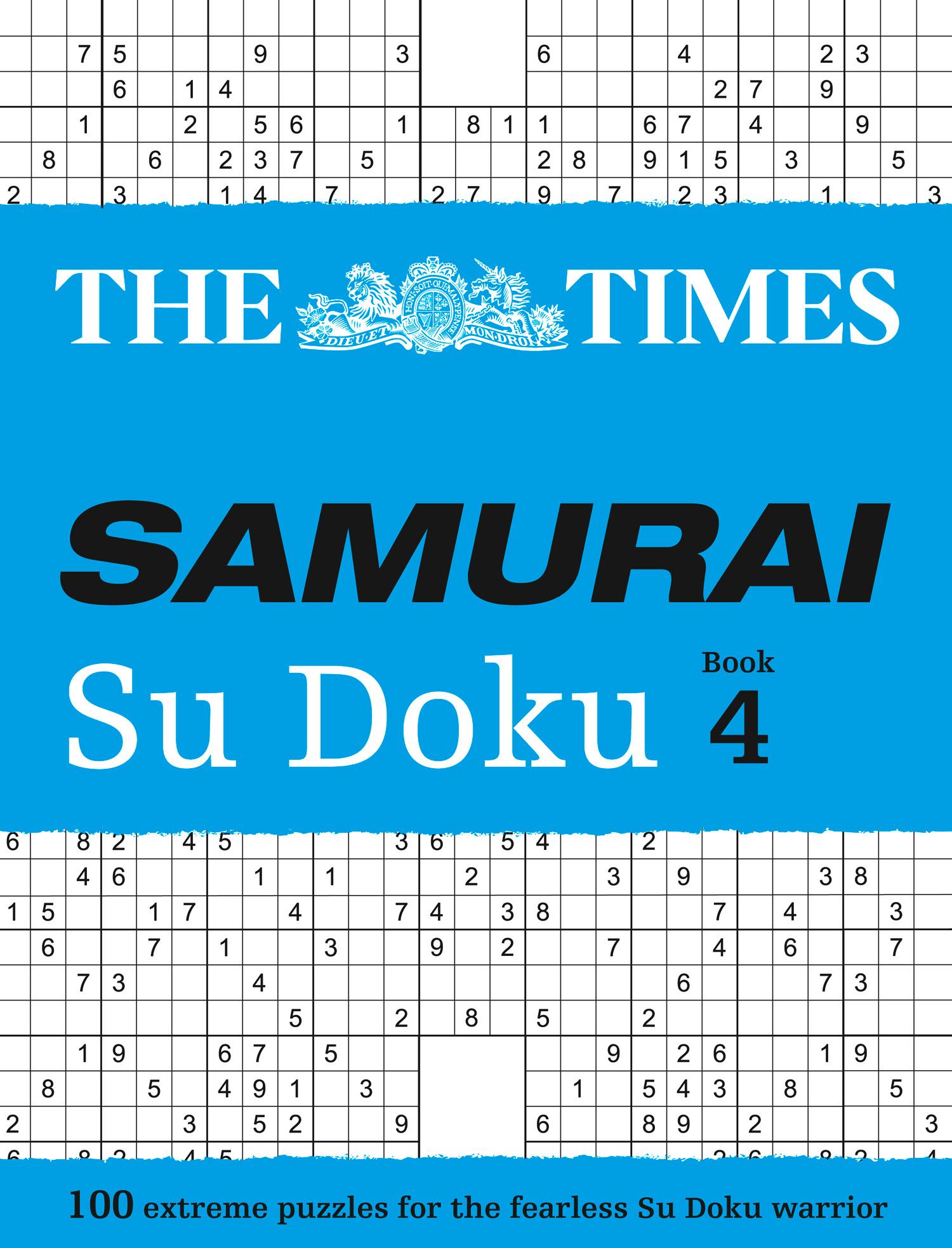 Cover: 9780008136406 | The Times Samurai Su Doku Book 4 | Volume 4 | The Times Mind Games