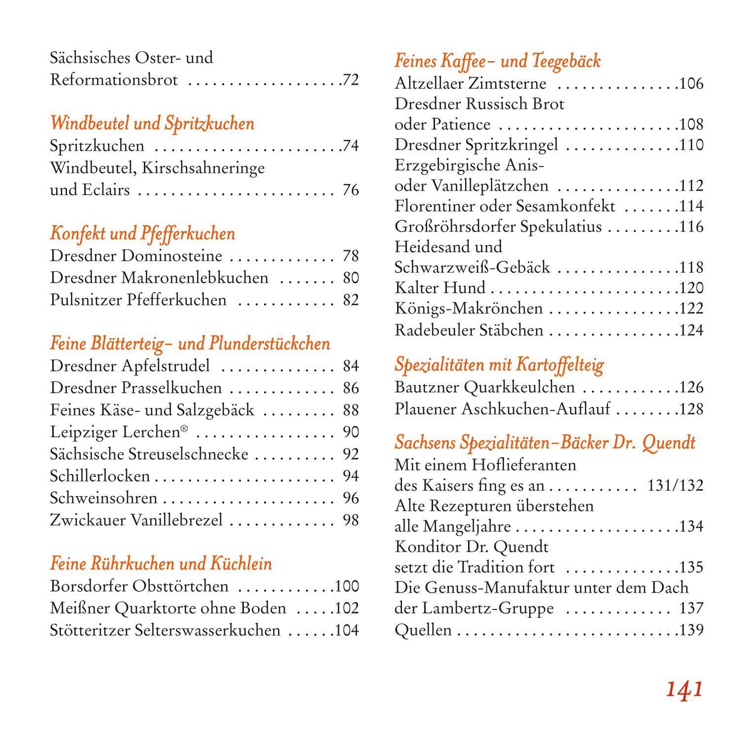 Bild: 9783898762304 | Sächsisches Spezialitäten-Backbuch | Schlemmer-Rezepte von Dr. Quendt