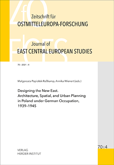 Cover: 9783879694709 | Zeitschrift für Ostmitteleuropa-Forschung (ZfO) 70/4 / Journal of...