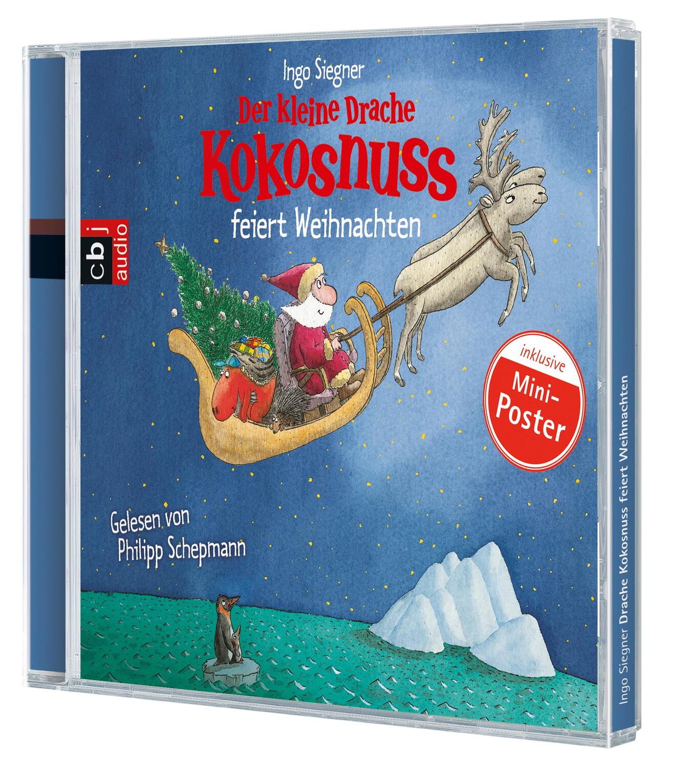 Bild: 9783837103892 | Der kleine Drache Kokosnuss feiert Weihnachten | Ingo Siegner | CD