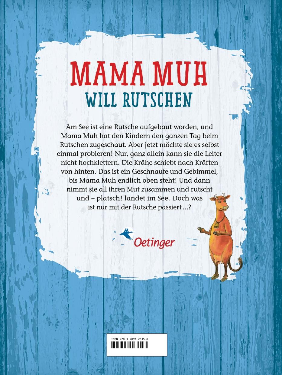 Rückseite: 9783789173158 | Mama Muh will rutschen | Jujja Wieslander | Buch | Mama Muh | 32 S.