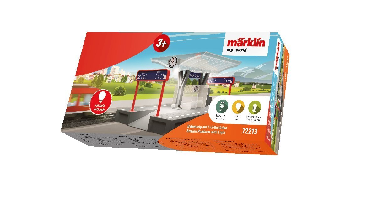 Cover: 4001883722139 | Märklin my world - Bahnsteig mit Licht | Stück | In Kartonage | 2020