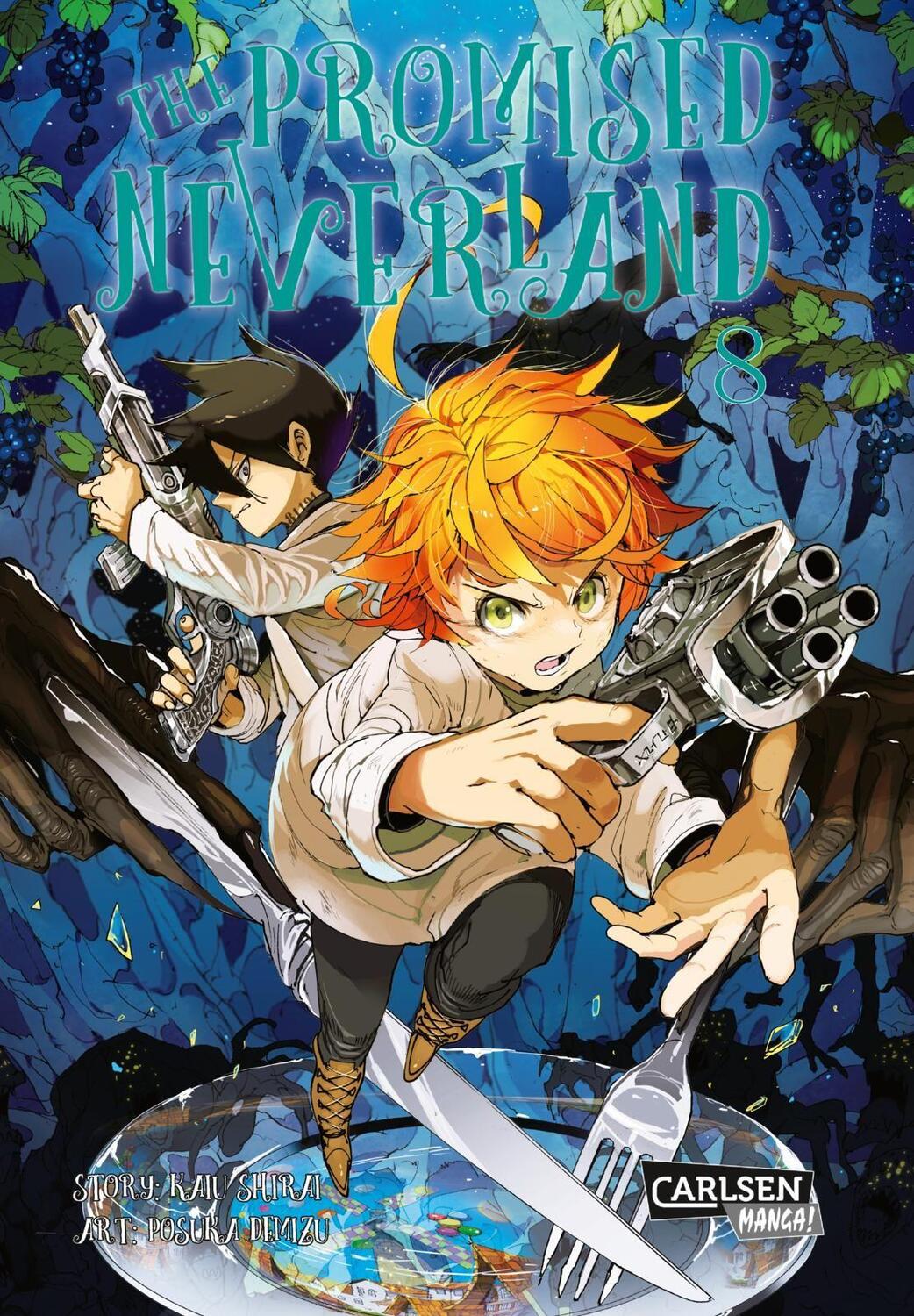 Cover: 9783551739278 | The Promised Neverland 8 | Ein emotionales Mystery-Horror-Spektakel!