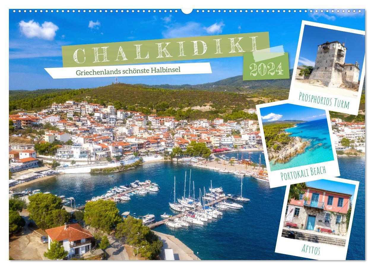Cover: 9783675626140 | Chalkidiki - Griechenlands schönste Halbinsel (Wandkalender 2024...