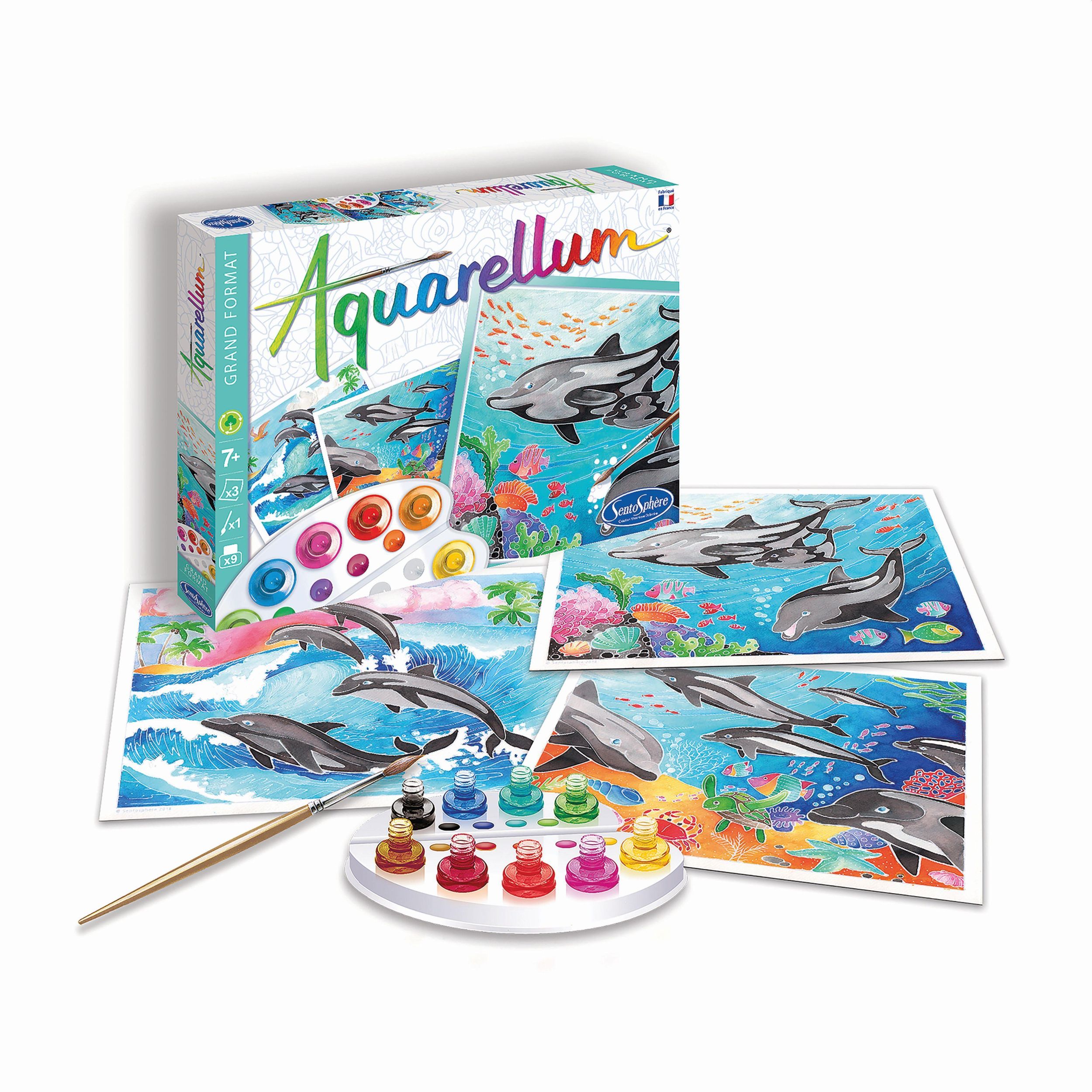 Bild: 3373910062206 | Sentosphere - Aquarellum GM Delfine | Sentosphere | Spiel | Brettspiel