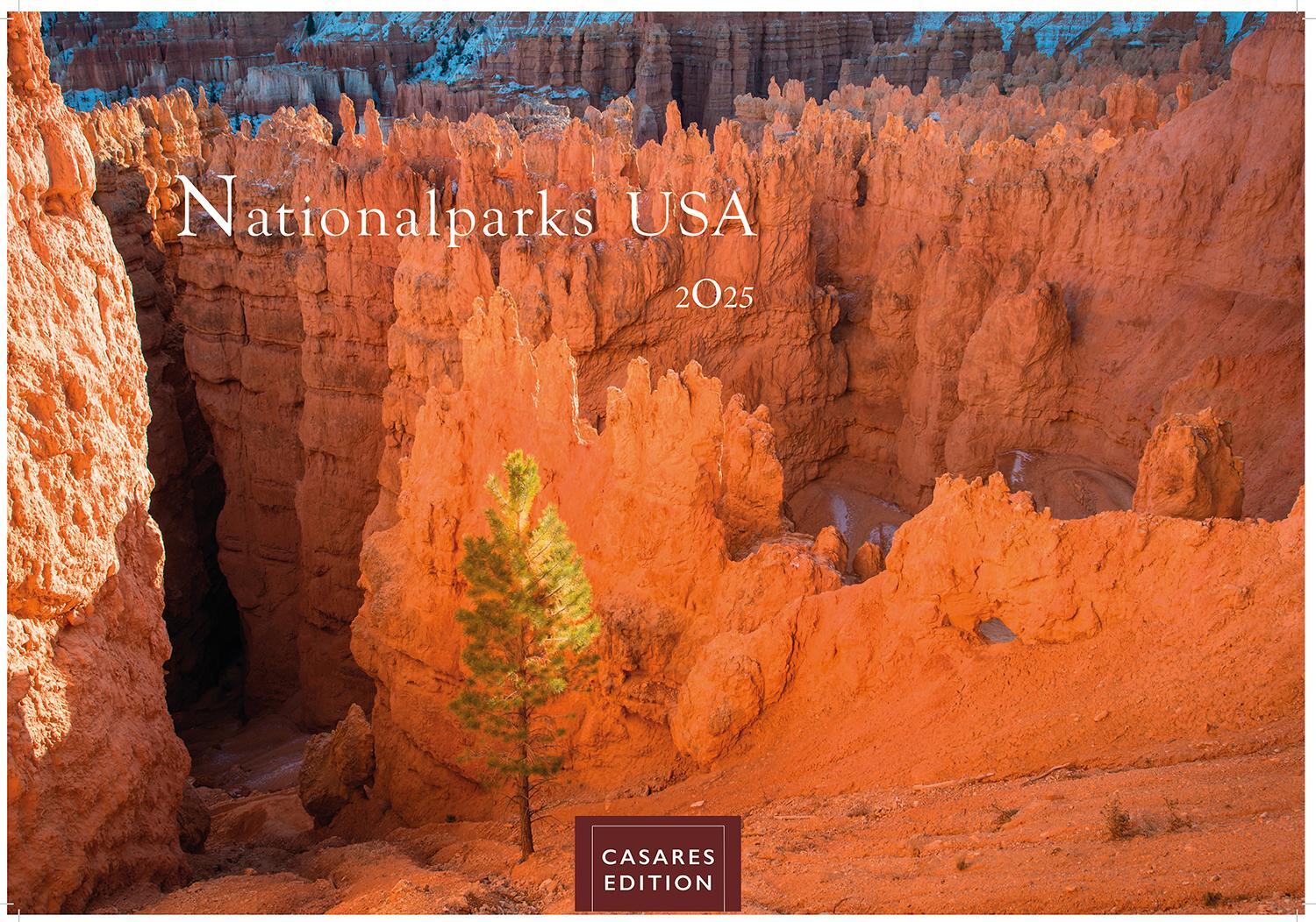 Cover: 9781835242698 | Nationalparks USA 2025 S 24x35cm | Kalender | 14 S. | Deutsch | 2025