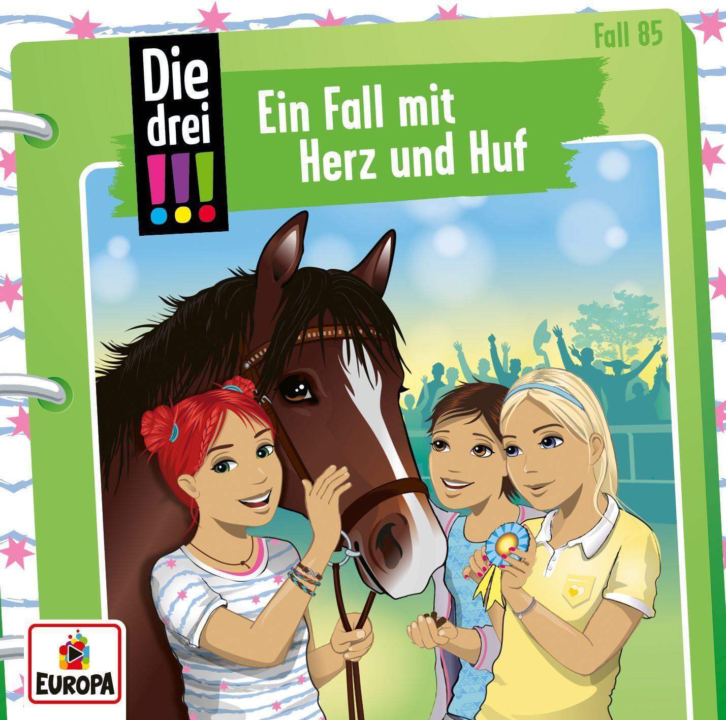 Cover: 9783803261885 | drei !!! 85: Ein Fall mit Herz und Huf | Kirsten Vogel | Audio-CD