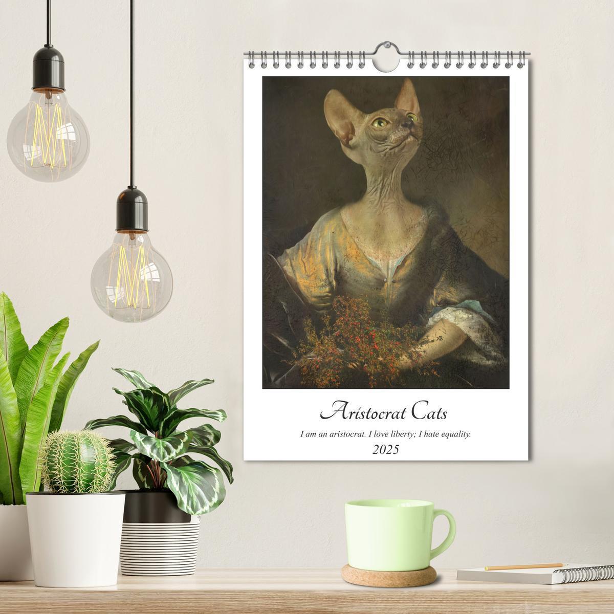 Bild: 9781325970391 | Aristocrat Cats (Wall Calendar 2025 DIN A4 portrait), CALVENDO 12...