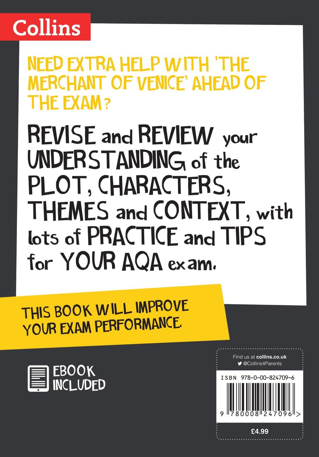 Rückseite: 9780008247096 | The Merchant of Venice: AQA GCSE 9-1 English Literature Text Guide