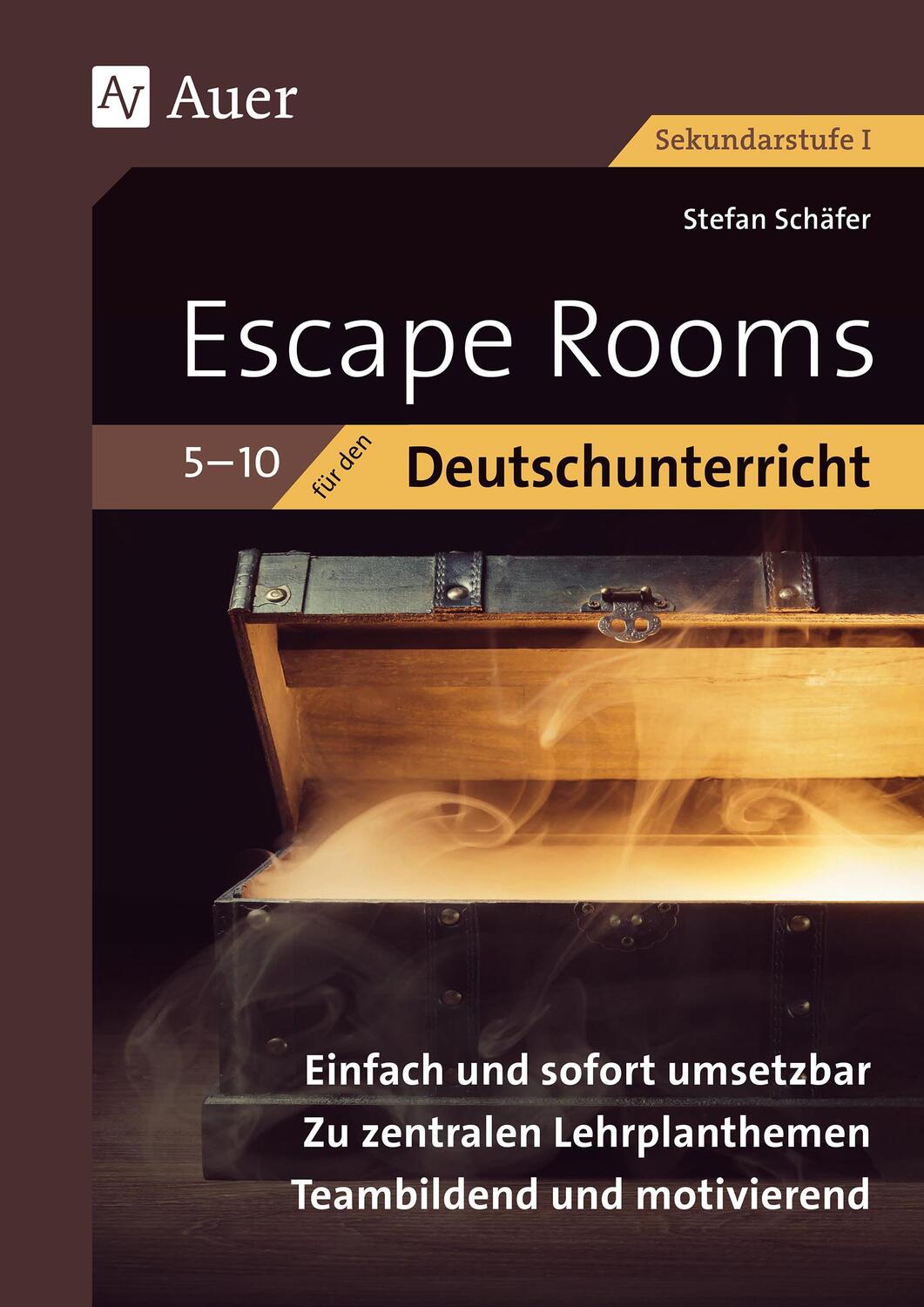 Cover: 9783403085010 | Escape Rooms für den Deutschunterricht 5-10 | Stefan Schäfer | Deutsch