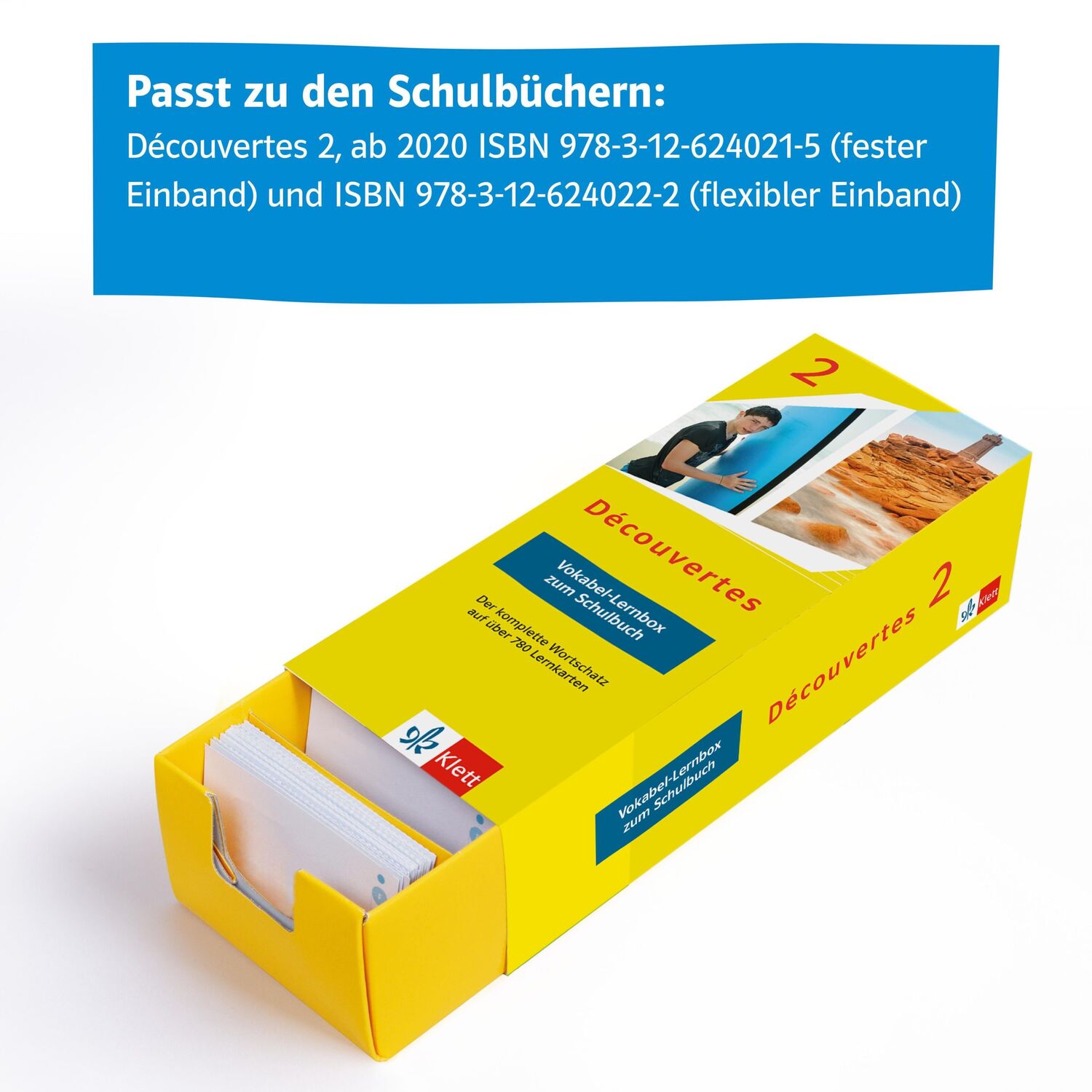 Bild: 9783129240663 | Découvertes 2 (ab 2020) - Vokabel-Lernbox zum Schulbuch | Taschenbuch